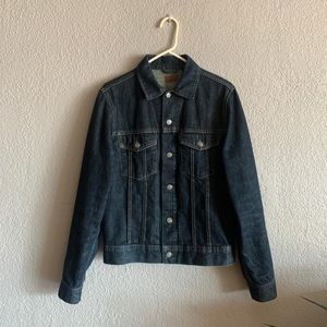 J crew dark blue denim jacket